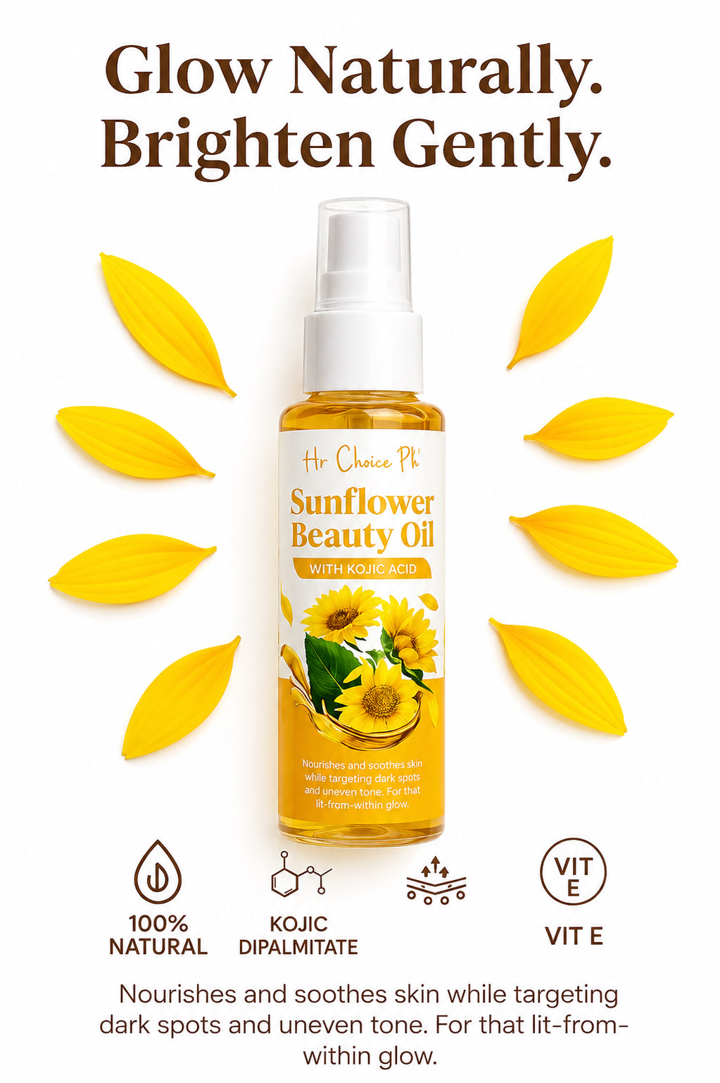 HER CHOICE SUNFLOWER BEAUTY OIL 100ML