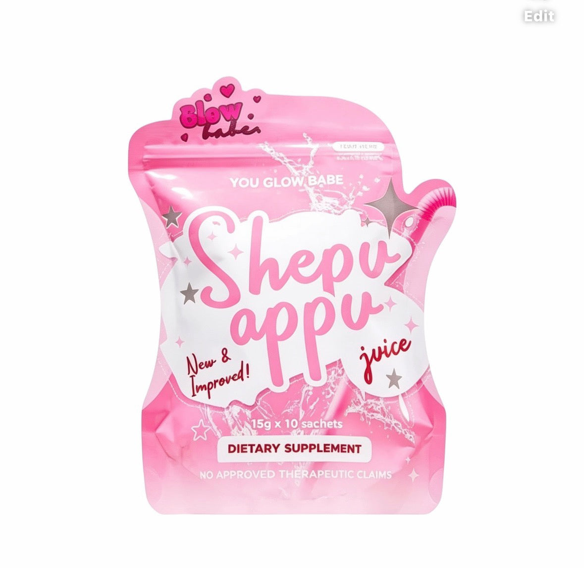 YOU GLOW BABE SHEPPU APPU JUICE  15 SACHETS