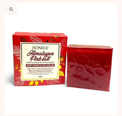 BONITA HIMALAYAN PINK SALT SOAP 80G