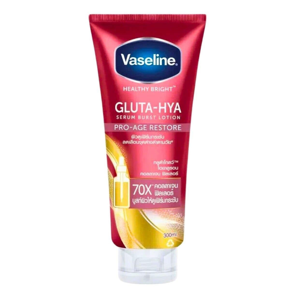 VASELINE GLUTA-HYA PRO AGE RESTORE SERUM LOTION 300ML