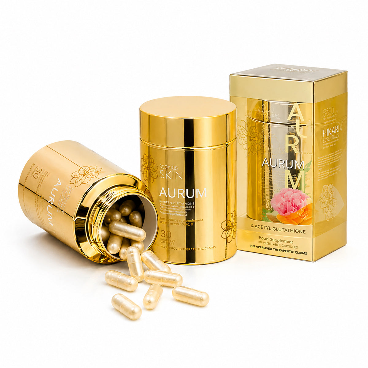HIKARI AURUM GLUTATHIONE 30 CAPS