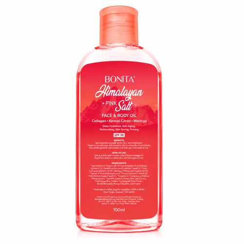 BONITA HIMALAYAN PINK SALT FACE & BODY OIL 100ML
