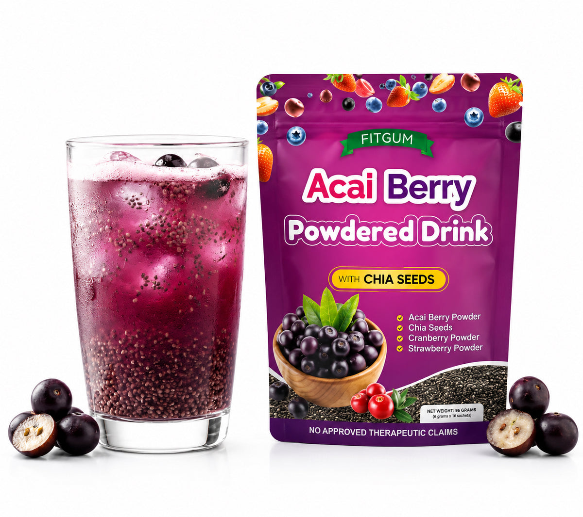 FITGUM ACAI BERRY DRINK
