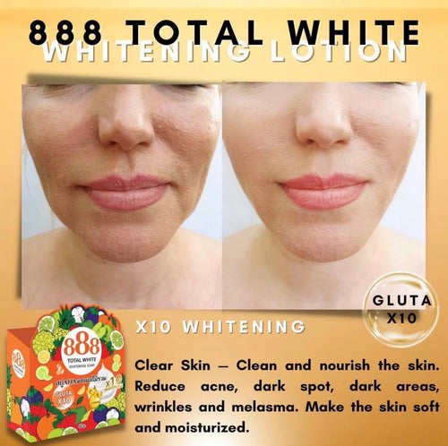 888 TOTAL WHITE WHITENING SOAP 80G