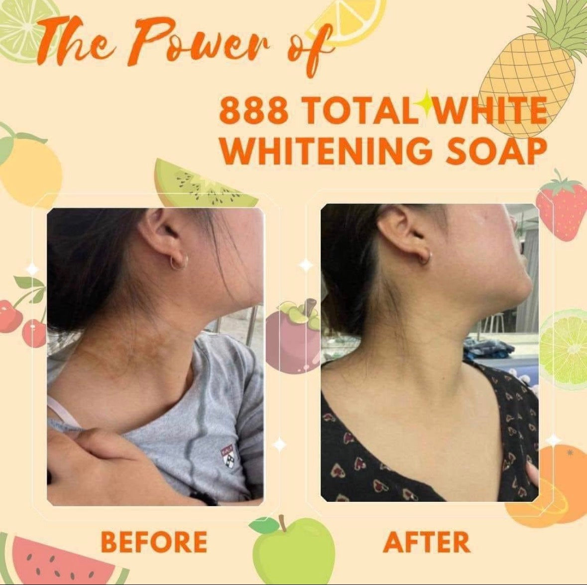 888 TOTAL WHITE WHITENING SOAP 80G