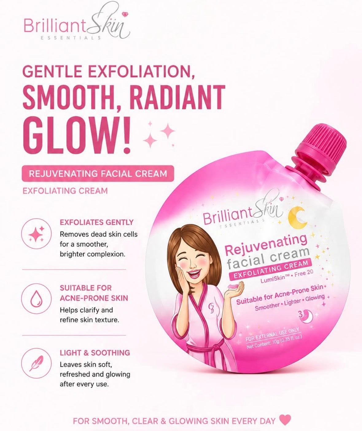 BRILLIANT REJUVENATING FACIAL CREAM 13G