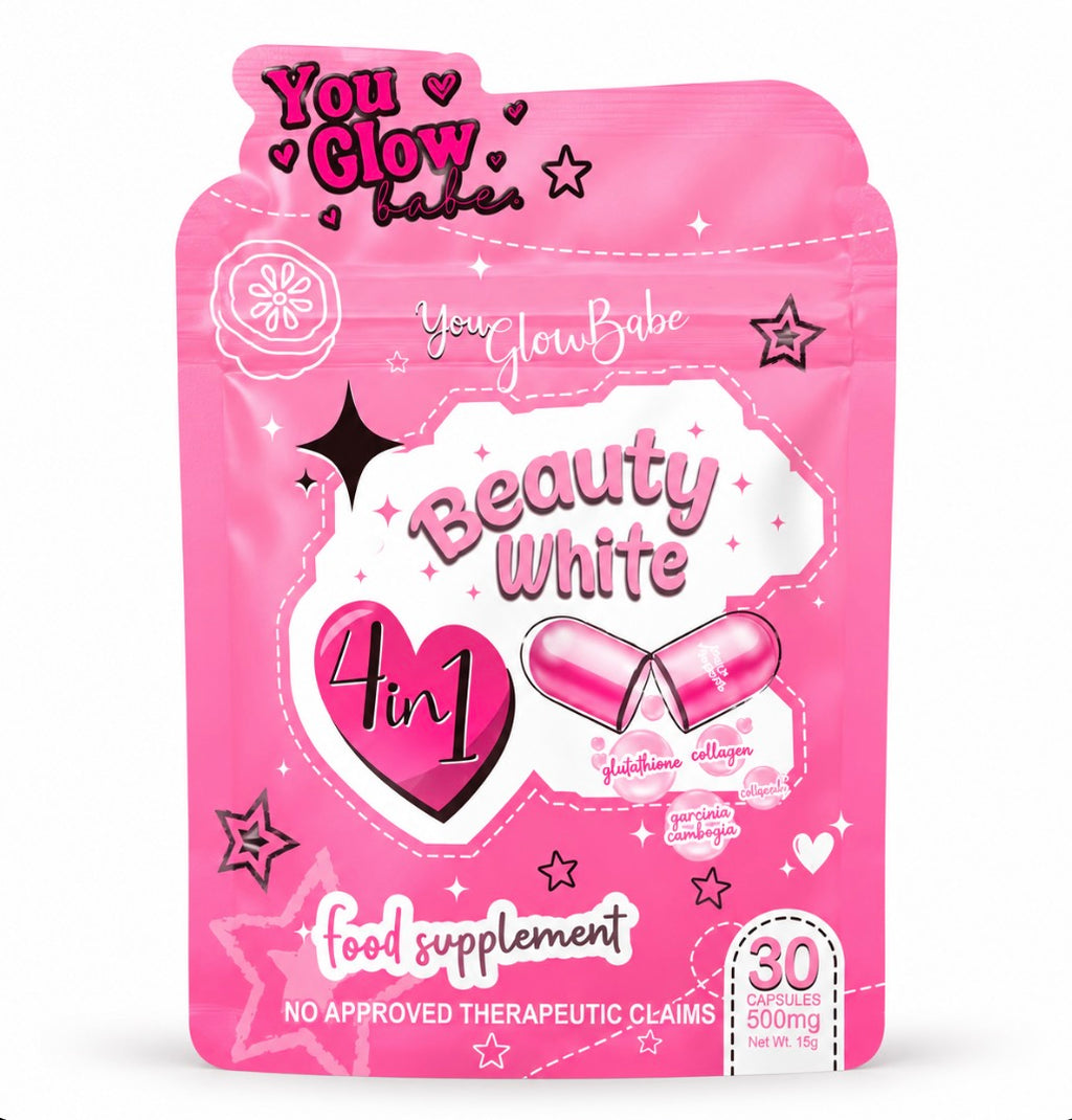 YOU GLOW BABE BEAUTY WHITE ADVANCED WHITENING + VITAMIN C 30 CAPSULES