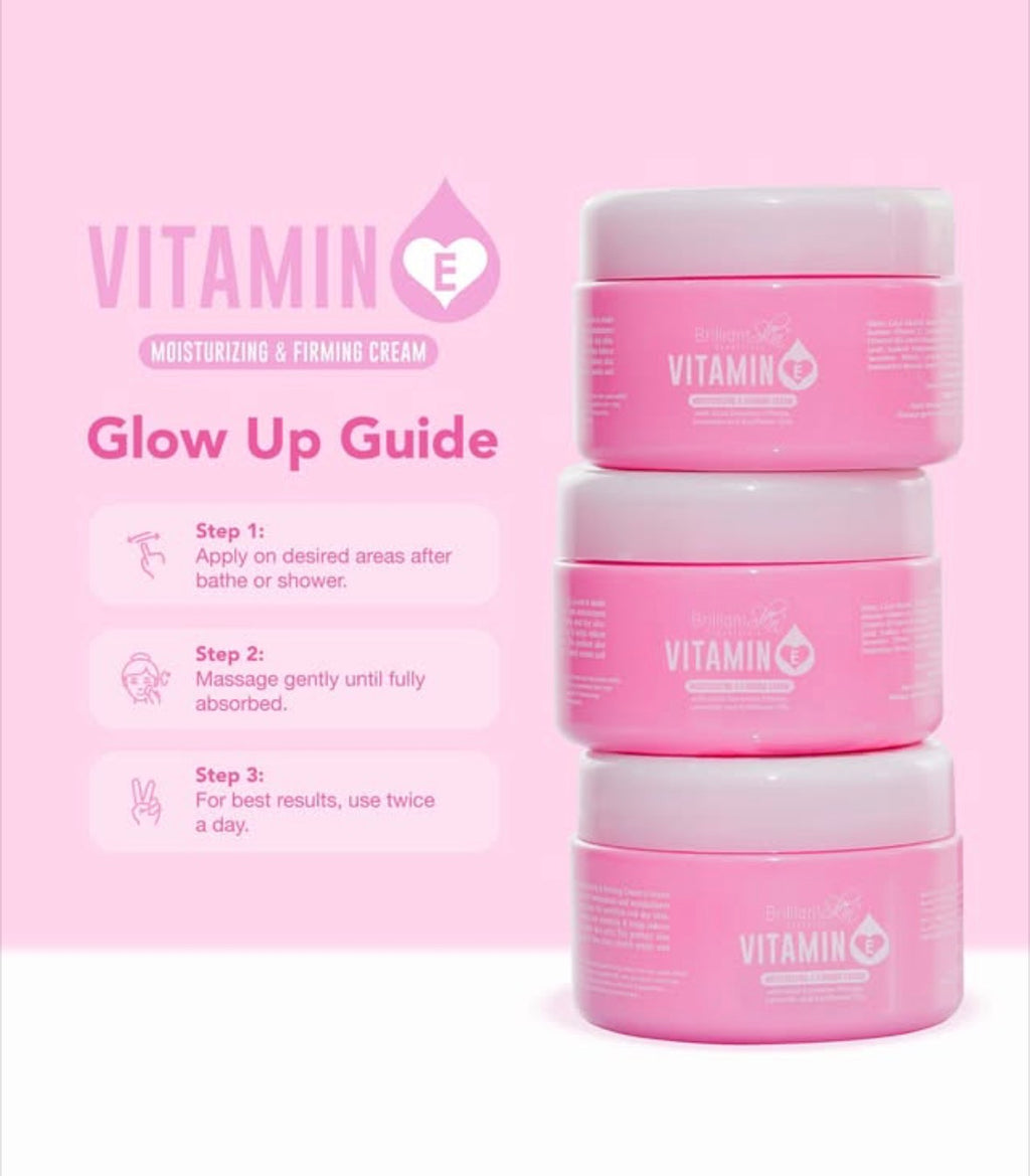BRILLIANT SKIN ESSENTIALS VITAMIN E MOISTURIZING & FIRMING CREAM 100G