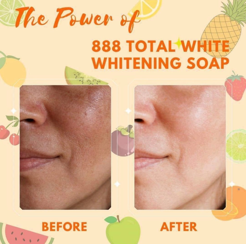 888 TOTAL WHITE WHITENING SOAP 80G