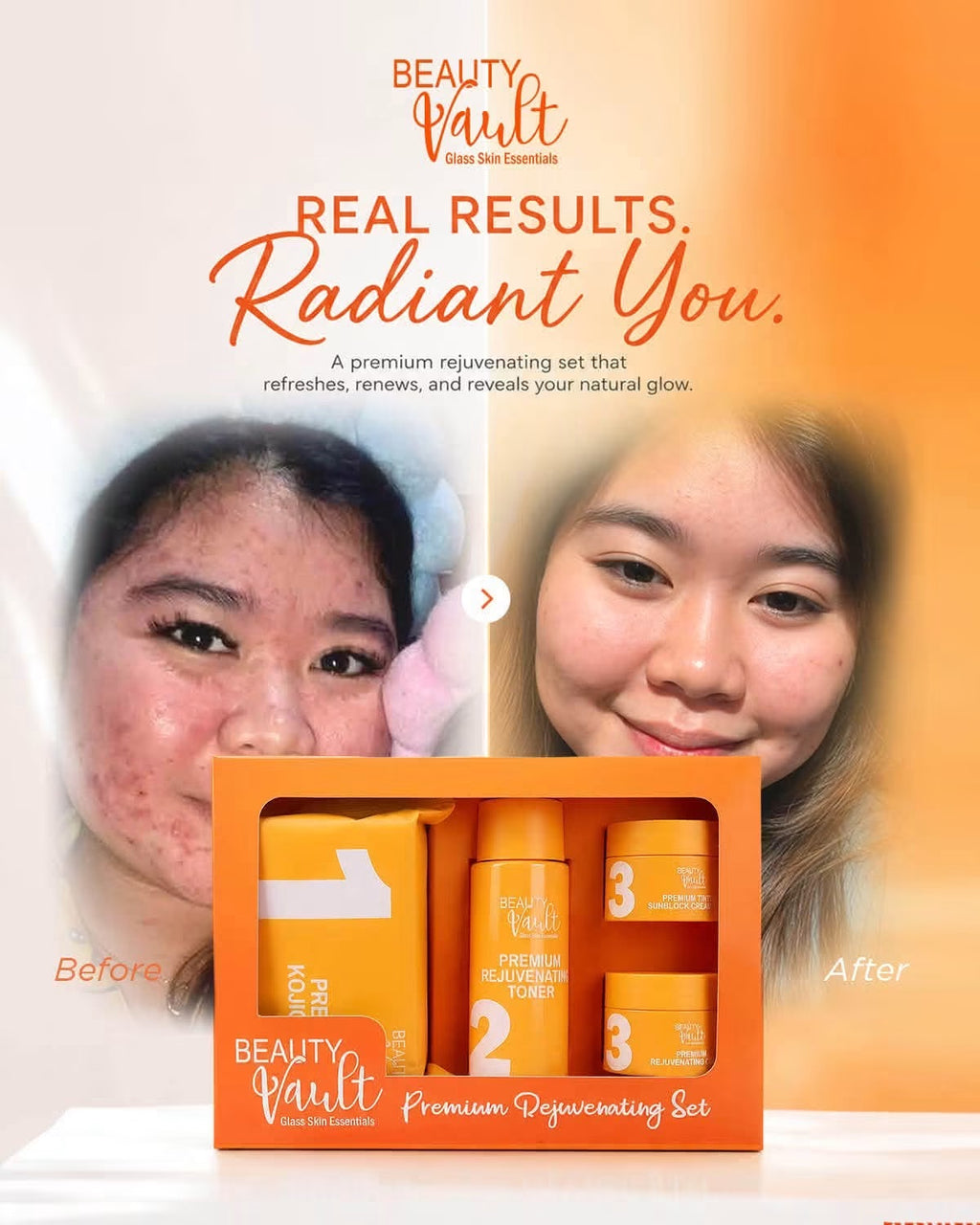 BEAUTY VAULT PREMIUM REJUVENATING SET