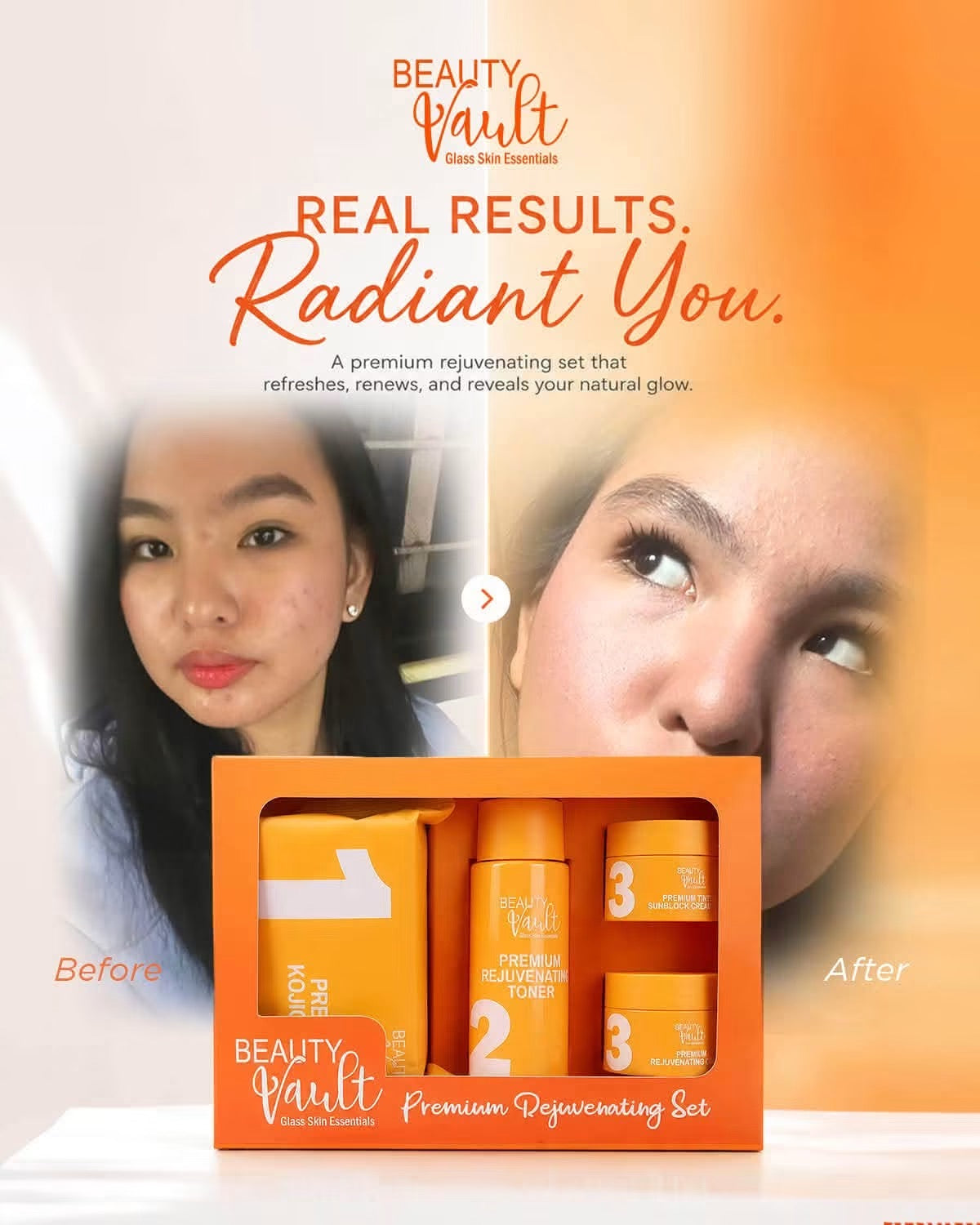 BEAUTY VAULT PREMIUM REJUVENATING SET