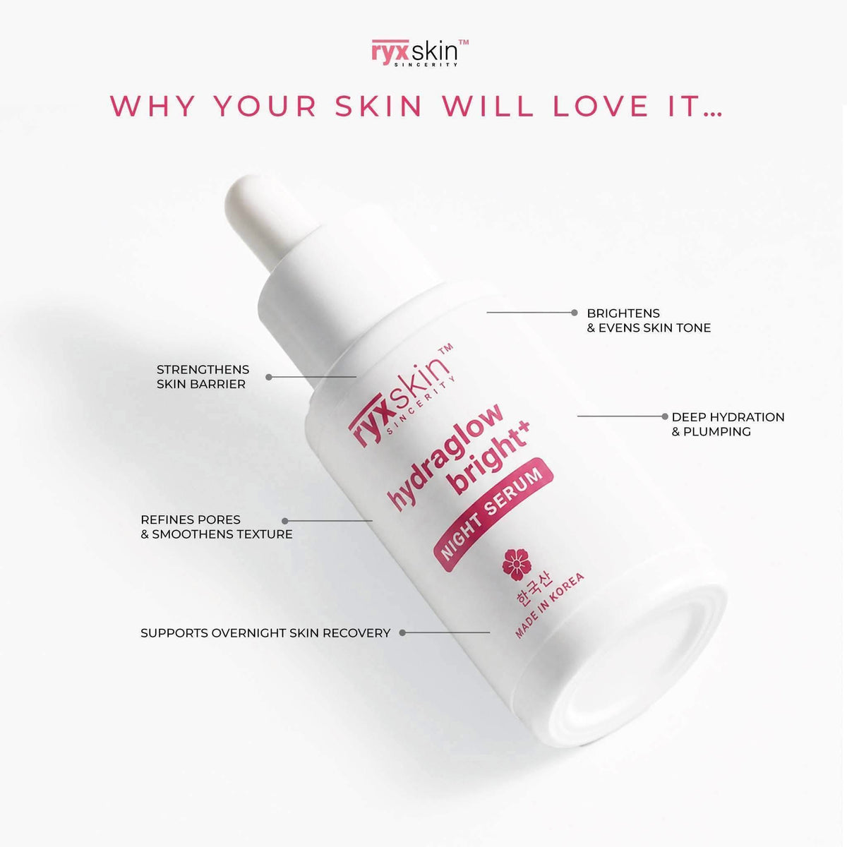 RYX HYDRA GLOW SERUM 30ML