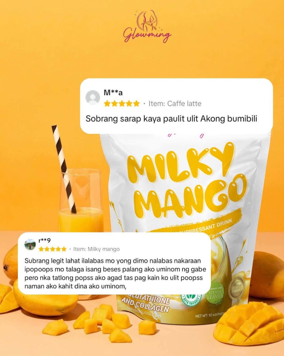 GLOWMING MILKY MANGO DRINK