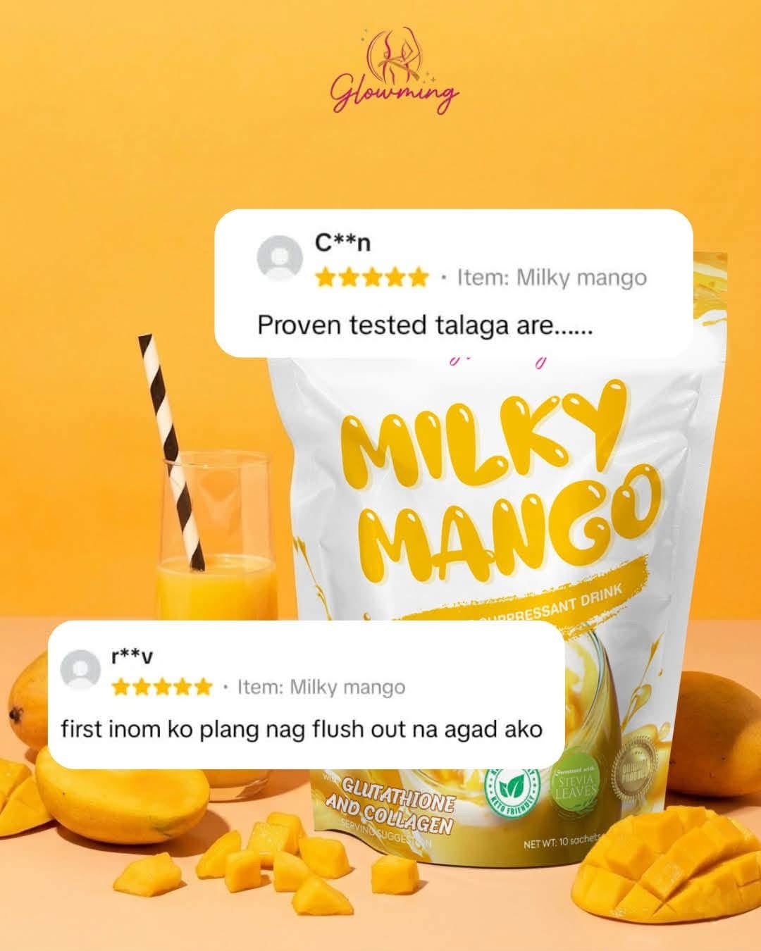 GLOWMING MILKY MANGO DRINK