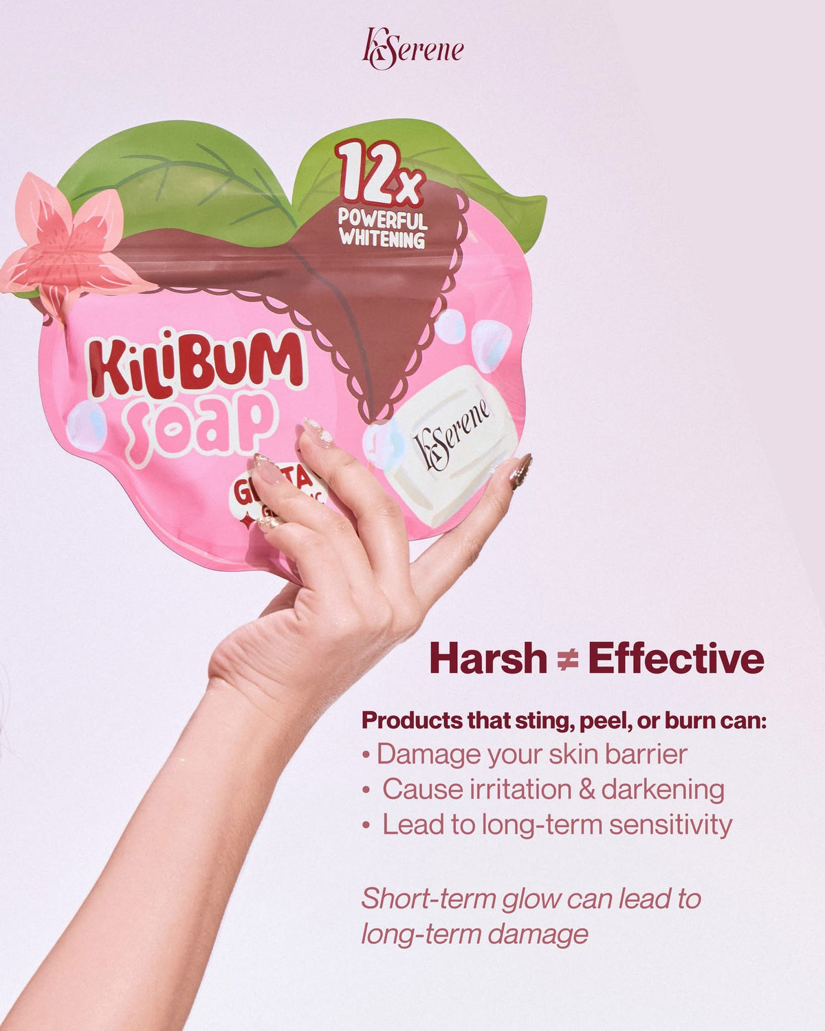 KSERENE KILIBUM GLUTA GLYCOLIC SOAP – 70G