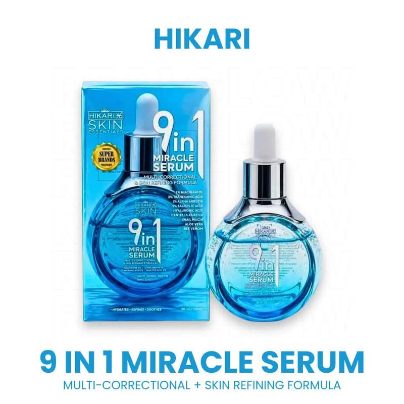 HIKARI SKIN ESSENTIALS 9 IN 1 MIRACLE SERUM – 30ML