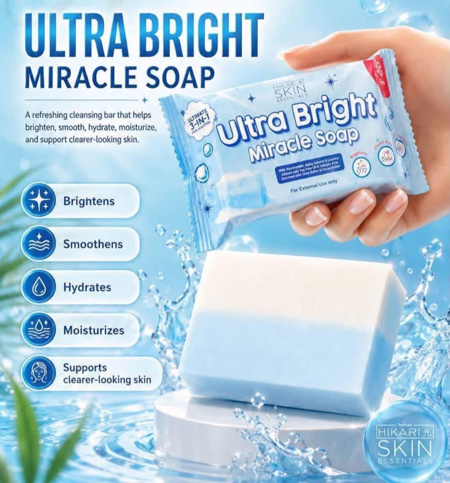 HIKARI SKIN ESSENTIALS ULTRA BRIGHT MIRACLE SOAP