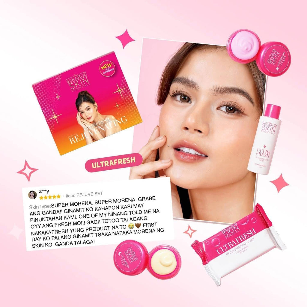 HIKARI SKIN ESSENTIALS ULTRA FRESH REJUVENATING SET