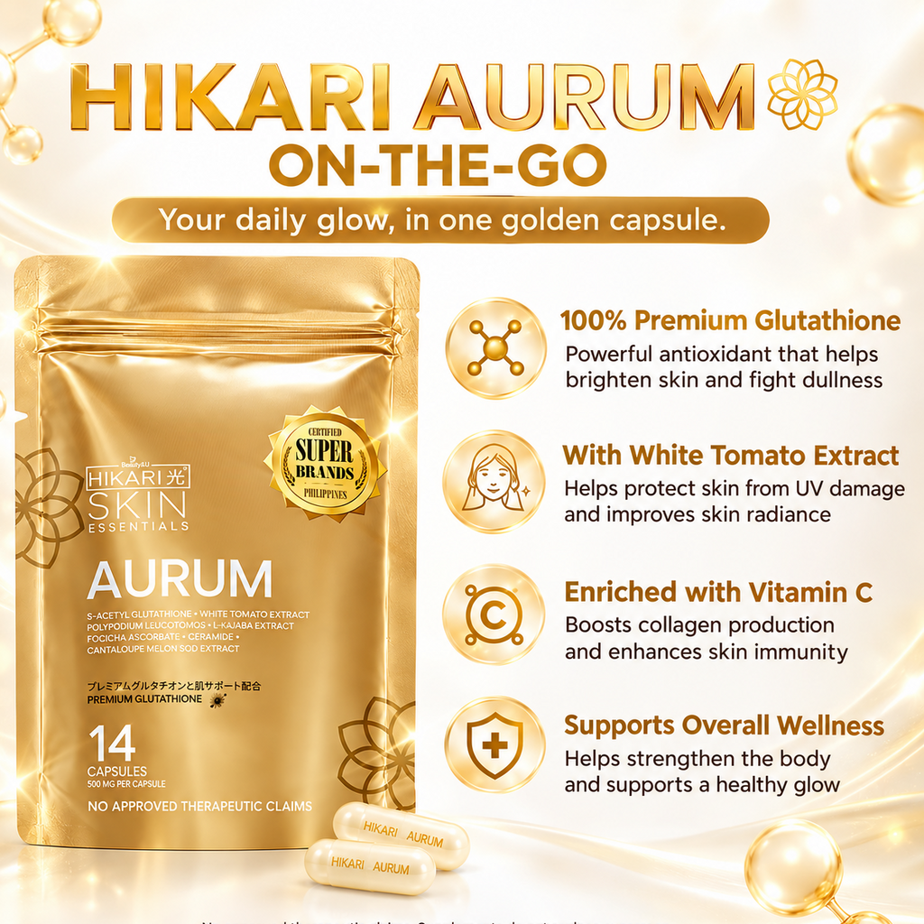 HIKARI SKIN ESSENTIALS AURUM ON-THE-GO – 14 CAPSULES ✨
