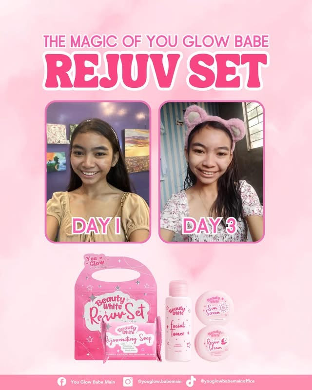 YOU GLOW BABE BEAUTY WHITE REJUV SET