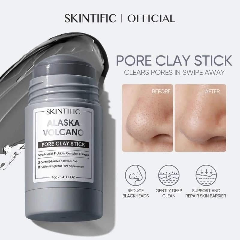 SKINTIFIC CLAY MASK STICK 40G