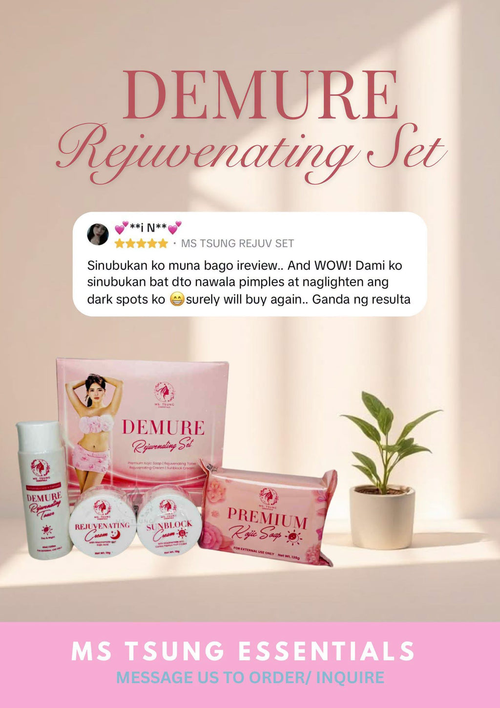 MS TSUNG DEMURE REJUVENATING SET