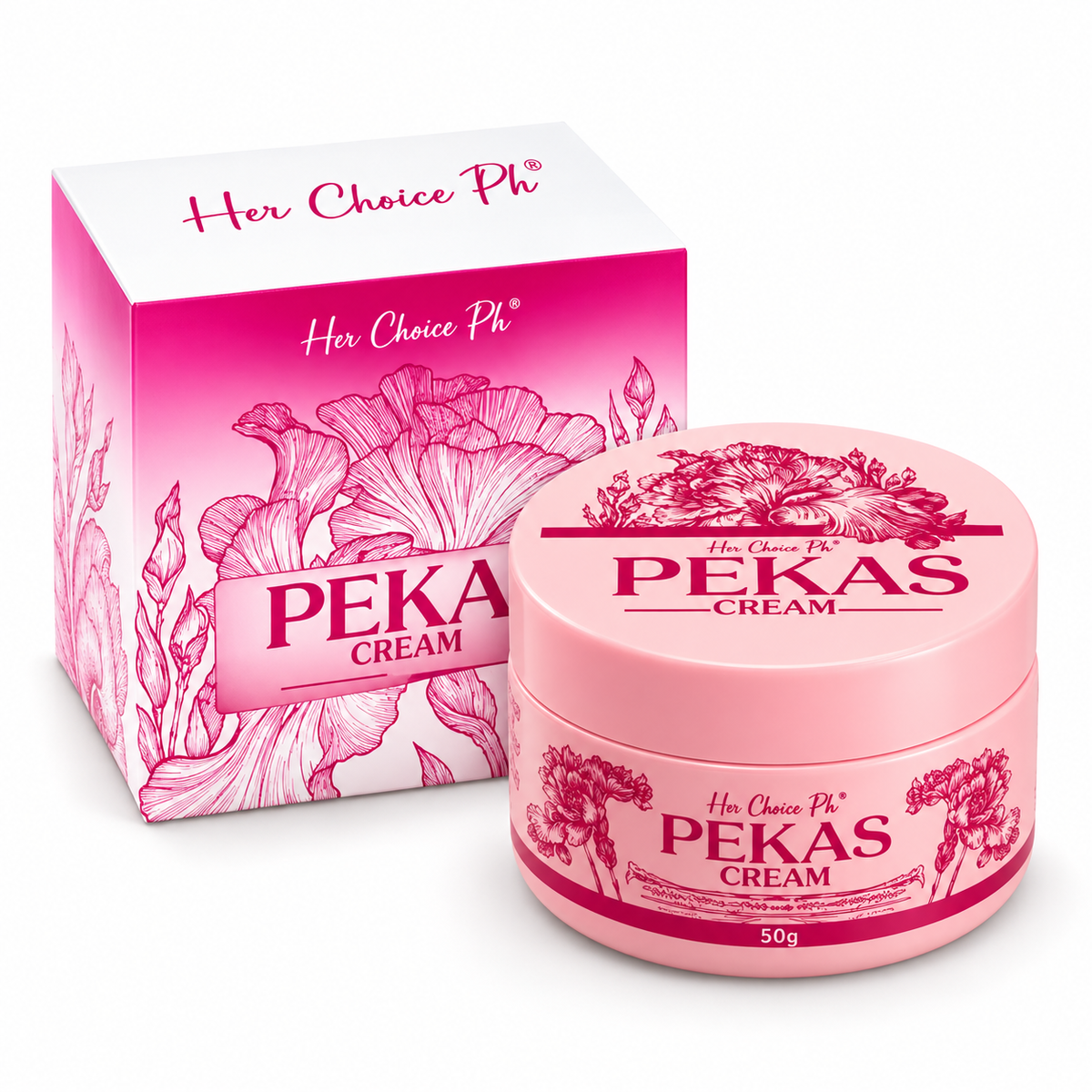 HER CHOICE PH PEKAS CREAM 50G