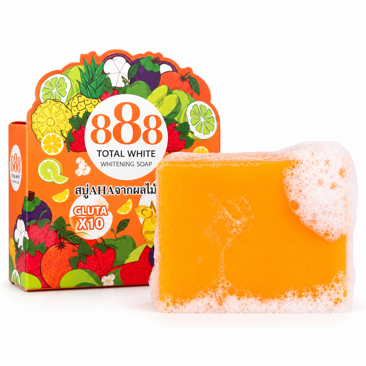 888 TOTAL WHITE WHITENING SOAP 80G