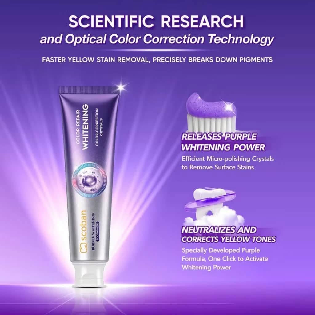 SCOBAN COLOR REPAIR WHITENING TOOTHPASTE 150G
