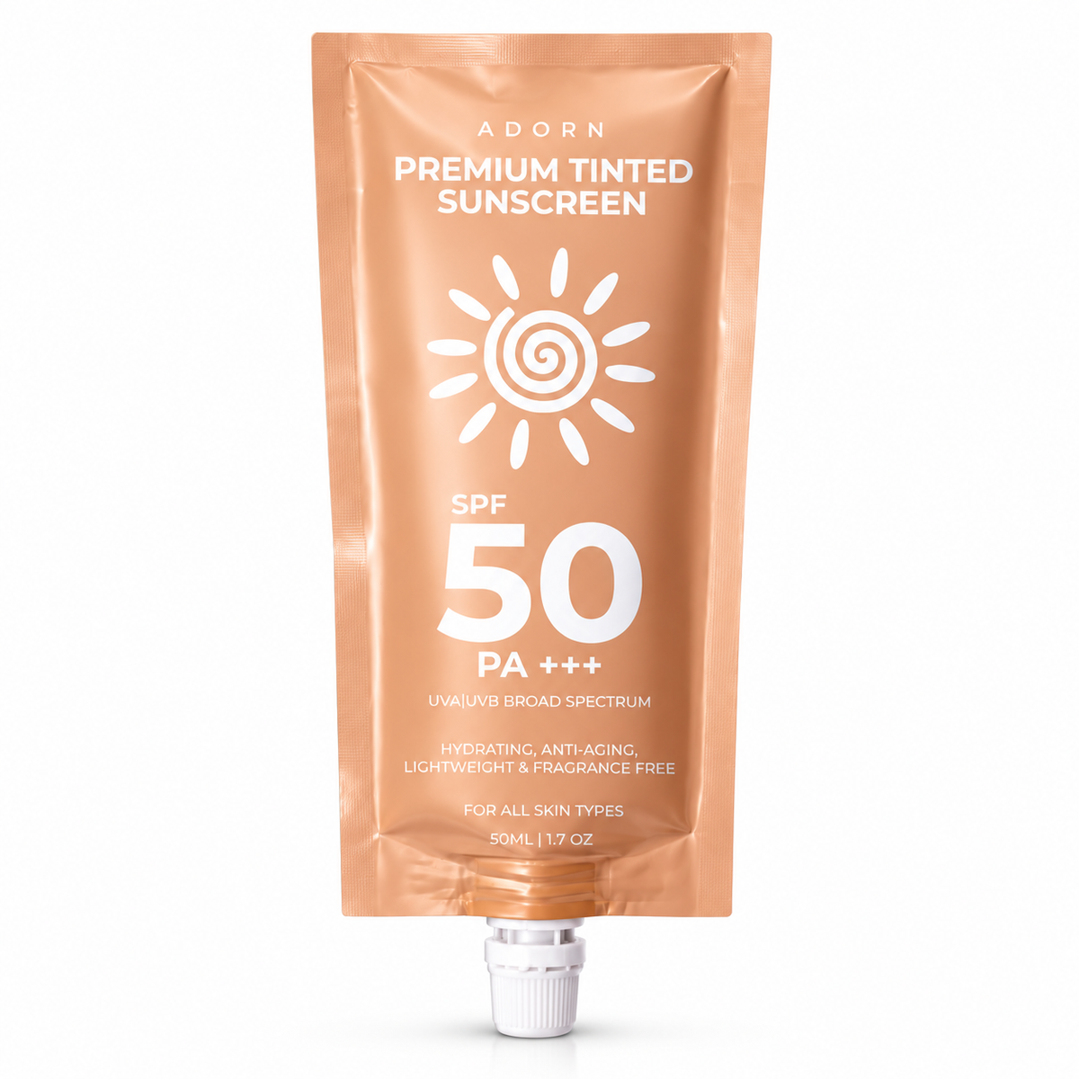 ADORN PREMIUM TINTED SUNSCREEN SPF50 PA+++ – 50ML