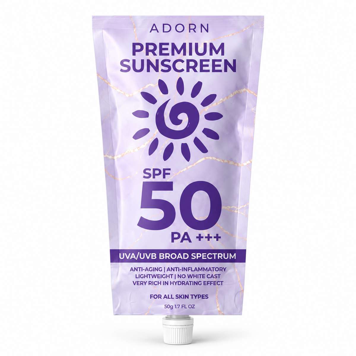 ADORN PREMIUM SUNSCREEN SPF50 PA+++ – 50G