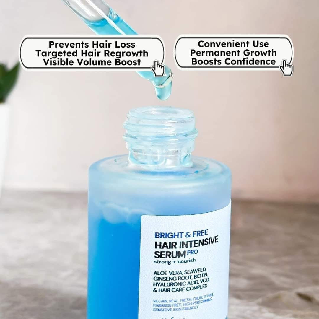 BRIGHT & FREE HAIR INTENSIVE SERUM 30ML